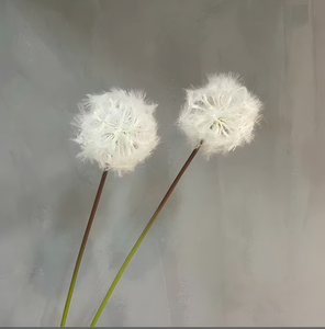 Décoration de mariage, plante artificielle à tige unique, fleur de pissenlit artificielle blanche, grande fleur de type herbe, fleurs de pissenlit pour mariage - Product Image 4
