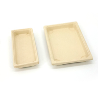 Cajas de Pulpa de Bambú 100% Degradables para Alimentos, Adecuadas para Llevar Comida, Aperitivos, Ensaladas y Alimentos para Fitness
