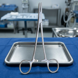 Porte-aiguille chirurgical lisse Webster et porte-aiguille simple à usage unique en acier inoxydable, manuel, par Zachary Industries - Product Image 3