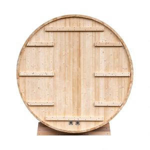 Sauna en bois de sequoia de haute qualité, idéal pour le spa et le bien-être à domicile. Ce sauna extérieur peut accueillir confortablement deux personnes - Product Image 3