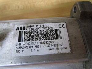 มอเตอร์ 3HAC17342-1/01 รุ่น SGMAS-C2ARA-AB21 พร้อมมอเตอร์ PLC รุ่น TS2620N871E172 - Product Image 5