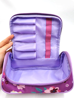 Petite trousse de maquillage de voyage avec fermeture éclair