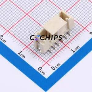 HCZZ0398-6 Wire-to-Board Pin Header SMD,P=2mm Connector ( Pin Structure: 1x6P )( Pitch: 2mm )( Mounting Type: Vertical Mount ) - Product Image 1