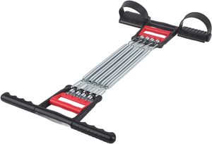 Equipo de Gimnasio, Ejercitador de Dedos, Expansor de Pecho de 5 Resortes 3 en 1 con Pedal, Expansor de Pies, Ejercicio de Fitness en Casa, Musculación - Product Image 3