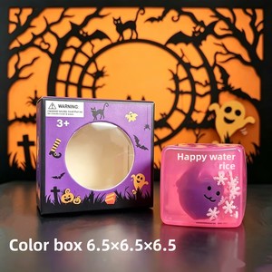 Vente Flash : Jouet Squishy Cube Luminescent, à Remontée Lente, Anti-Stress, Jouets Fidget à Presser pour Halloween - Product Image 2