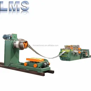 LMS 1650 rotary shear cut to length line 0.3-3.0mm steel cutting straightening machine