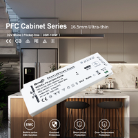 CE/CB/RoHS 36W/60W/100W/150W CV DuPont Port Cabinet Driver PFC LED Strip Driver 100-240V/200-240V AC-DC 12V 24V IP20 pilote LED