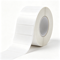 Étiquettes personnalisées Haoxuan, autocollants adhésifs imprimés durables en PET blanc pour l'identification et le stockage des produits