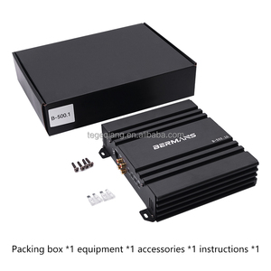 Amplificateur de <span class=keywords><strong>voiture</strong></span> monobloc de style brésilien <span class=keywords><strong>500W</strong></span> classe D pour subwoofer avec radiateur et crossover OEM ODM - Product Image 6