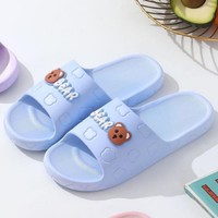 Home D506 2025 Sandales d'été antidérapantes super respirantes pour femmes, confortables pour les pantoufles à usage domestique, style couple