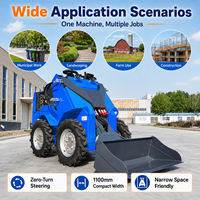 Livraison Gratuite : Chargeuse Compacte FULCORE Tout-Terrain avec Valve Multifonction pour Travaux de Construction