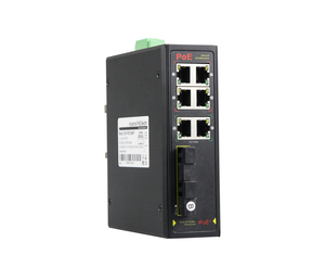 Switch PoE industriel non géré avec 6 ports RJ45 10/100M et 2 ports Uplink SC 155M, compatible montage sur rail DIN - Product Image 2