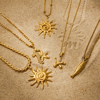 Collier ras du cou Gaovo pour femme, en acier inoxydable plaqué or, chaîne en corde de sable, style minimaliste de luxe, pour usage quotidien, idéal comme cadeau