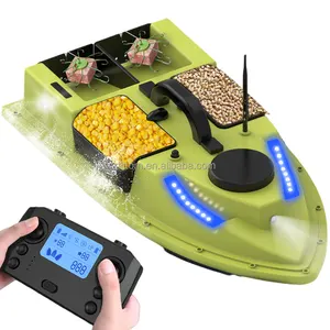 GPS Positioning 99Points Bait boat 600M 4bin 99nests Auto Return Lure Fishing Boat with Night Lights