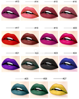 Fournisseur de dropshipping, 44 couleurs, gloss à lèvres mat longue tenue, rouge à lèvres liquide, créez votre propre marque