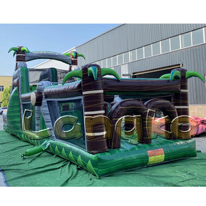 Combo inflable grande y divertido, pista de obstáculos para fiestas, para viajes de equipo - Product Image 4