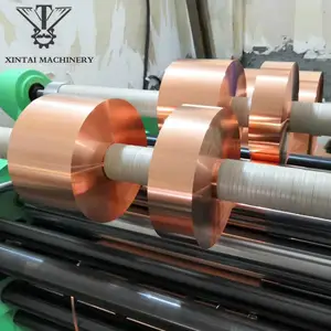 Máquina de corte y rebobinado de aluminio de alta velocidad, suministro de fábrica, China