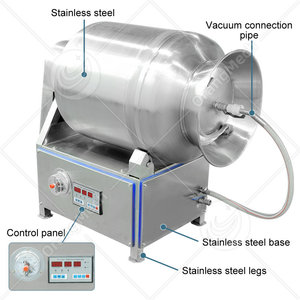 Máquina Marinadora de Alimentos ORME Comercial, Pequeña y Mediana, de Sobremesa, con Vaso de Vacío para Marinar Carne Congelada - Product Image 2