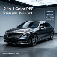 Film de protection de peinture TPU PPF transparent haute brillance auto-réparateur anti-jaunissement hydrophobe invisible pour carrosserie de voiture