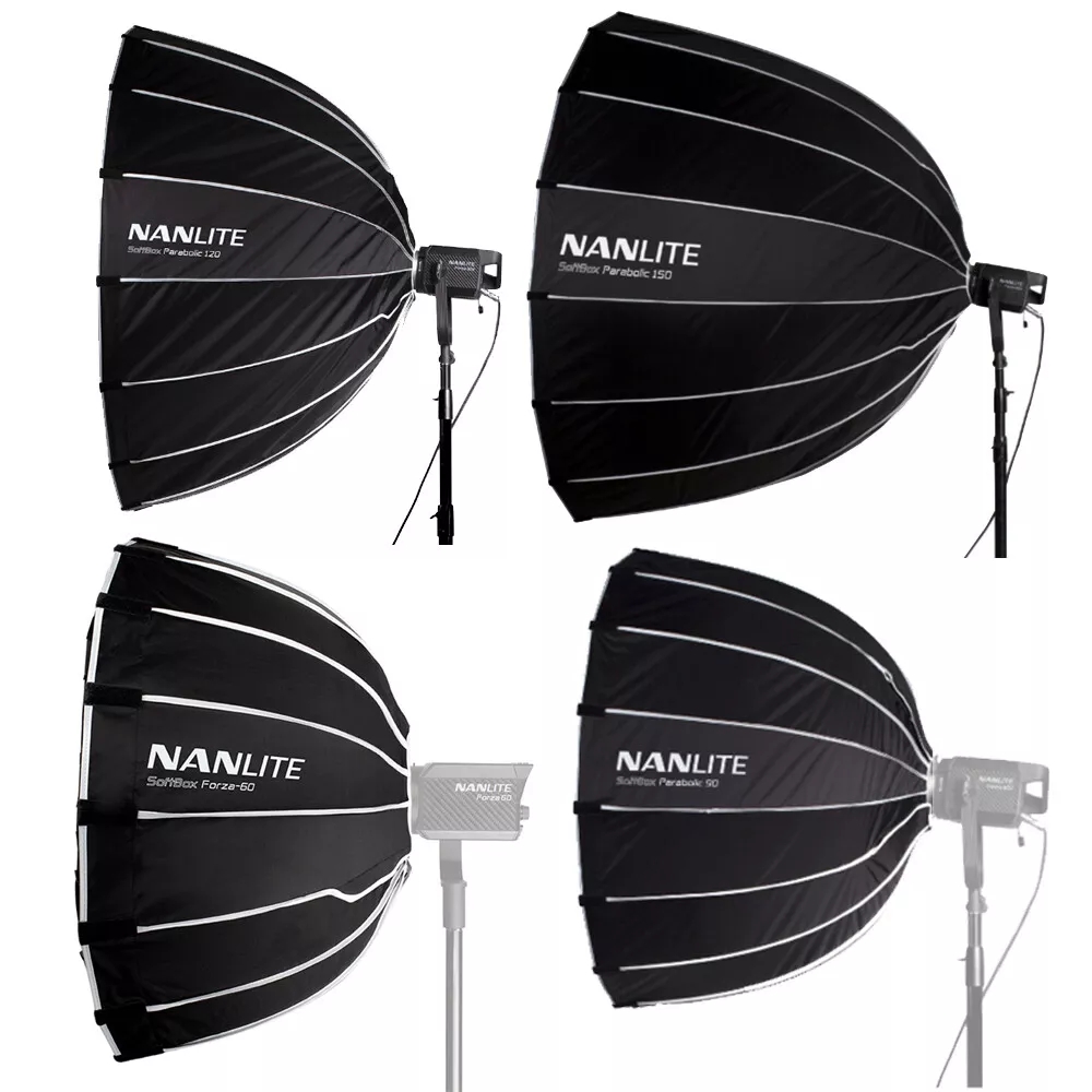 Nanlite Softbox Parabola SB-FZ60 60cm 120cm 150cm Bowen