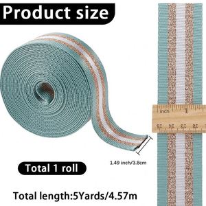 สายรัดไนลอนคุณภาพสูงขนาด 38 มม. แบบทอ 3 มิติ ลายนูนโลโก้ ลายก้างปลา  สำหรับกระเป๋า - Product Image 5