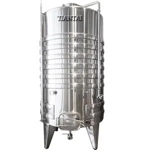 TIANTAI beer equipment 2000L Stainless steel wine fermenter tank with glycol cooling jacket automatic temperature control