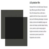 Film polarisant non adhésif pour lunettes 3D, objectif d'appareil photo, filtre photographique et expériences optiques en laboratoire