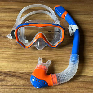 Set de Máscara de Snorkel para Niños, Antivaho, Marco Grande, Gafas de Buceo con Snorkel Seco para Niños - Product Image 1
