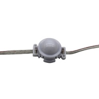 Luz LED de Píxeles Redonda Navideña Permanente de 30 mm RGB RGBW UCS1903 UCS2904, Fuente de Luz Puntual LED de Píxeles para Exteriores Resistente al Agua