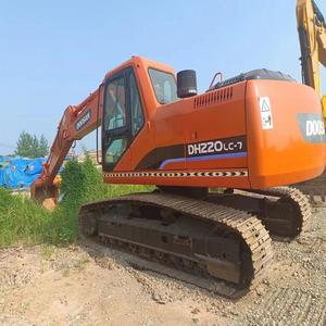 รถขุดมือสอง Doosan Dh220-7 22 ตัน ได้รับการรับรองมาตรฐาน CE รถขุดไฮดรอลิกแบบตีนตะขาบมือสองจากเกาหลี รถขุดขนาดกลางมือสอง - Product Image 3