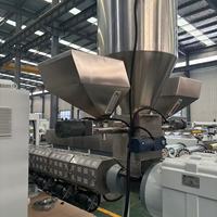 Moteur de machine d'extrusion de monofilament PP PE PET PA Nylon haute précision à vis simple 38CrMoALA 22kW avec pompe PLC et boîte de vitesses à roulement