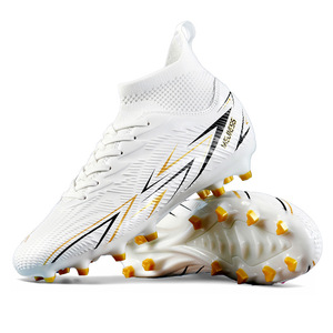 Nuevas zapatillas de fútbol transfronterizas, botas de fútbol de caña alta para hombre y mujer, para estudiantes adultos, competición universitaria, con tacos largos, para entrenamiento femenino. - Product Image 5