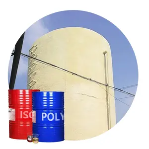 Fabrika üretimi sprey yapıştırıcı sert yalıtım Isocyanate ve Polyol serpme memesi sprey için Iso poli PU Matreil