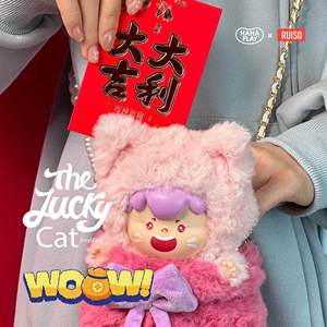 Vente en gros <span class=keywords><strong>Woow</strong></span> 3ème Génération Série Chat Porte-Bonheur Boîtes Mystères en PVC Peluches Tendances pour Décorations de Bureau ou Cadeaux - Product Image 2
