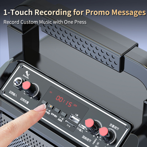 Máy karaoke Loa <span class=keywords><strong>Bluetooth</strong></span> không dây có tay cầm để nghe nhạc và tiệc tùng ngoài trời - Product Image 6