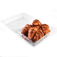 0.75oz contenitori di erbe per il confezionamento di erbe fresche PET chiaro monouso scatola di plastica a conchiglia con gancio