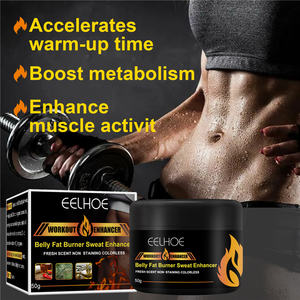 EELHOE 10g 20g 30g 50g Crème Brûle-Graisse Abdominale Potentielle, Amplificateur de Transpiration, Éliminateur de Toxines, Raffermissante et Amincissante pour le Corps, Vente en Gros - Product Image 1
