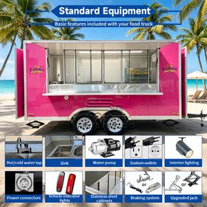 Remorque de camion de restauration mobile commerciale, camion de restauration pour café, milk-<span class=keywords><strong>shakes</strong></span>, boissons froides, remorque alimentaire personnalisée en fibre de verre à vendre aux États-Unis - Product Image 3