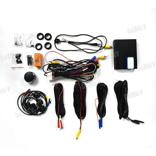 360 Car Surround View Monitoring System Bird's Eye View System 4 Cameras DVR 1080P Recorder/parking Monitoring Universal 3D HD