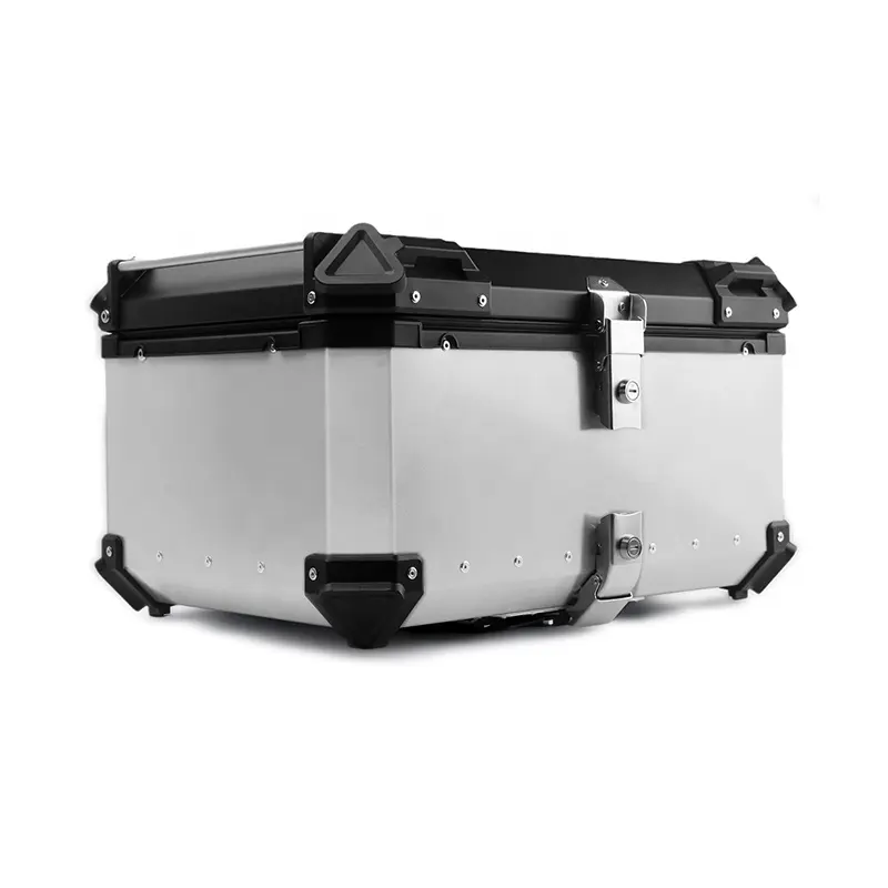 Maletero de motocicleta 65L Tour Tail Box Scooter Trunk Equipaje Top Lock Storage Carrier Case Gran capacidad Personalizar Maletero de motocicleta