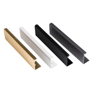 Profile Hidden Handle for Whole Kitchen Right Angle Recessed Handle Finger Pull L Shape <strong>Door</strong> Pull for Wardrobe - Product Image 3