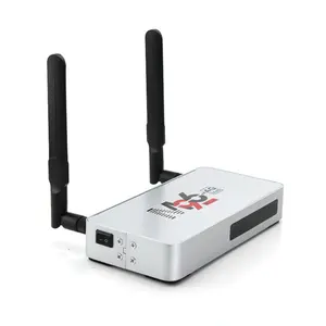 صندوق ضبط وحدة LTE مزدوج النطاق واي فاي + BT4K TVBOX مع بطاقة SIM HD TV box