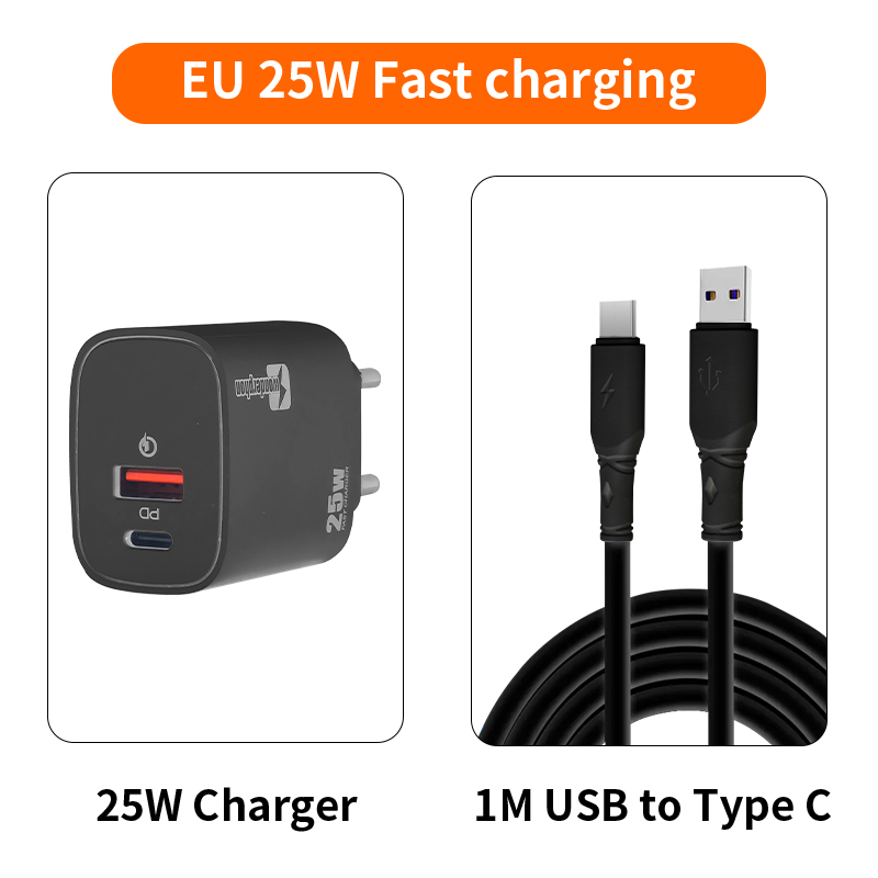 USB vers Type-c (noir)