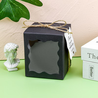Vente d'usine : Boîte à gâteau personnalisée 8 pouces avec gaufrage et pelliculage mat pour gâteaux de mariage, emballage cadeau avec poignée en ruban