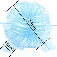 Noeuds en organza holographiques en forme d'étoile, largeur 50 mm, avec ruban pour emballages cadeaux, mariage, Halloween, Noël