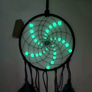 <span class=keywords><strong>Attrape</strong></span>-rêves lumineux fait main JIN PENG, inspiré des peuples indigènes, décoration murale pour chambre d'enfants, garçons et filles, cadeau - Product Image 2