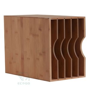 Mueble de Almacenamiento de Bambú Estilo Clásico con Puertas para Librerías, Diseño Multifuncional, Tamaño Personalizado, Organizador para el Hogar - Product Image 5