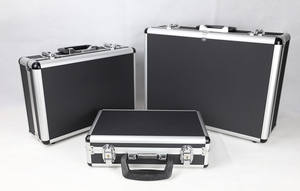 3 em 1 Conjunto Caixa De Ferramentas De Alumínio Grande Médio Pequeno de Alumínio Ferramenta Caso Kit Caixa Vazia de Alumínio de Transporte - Product Image 2