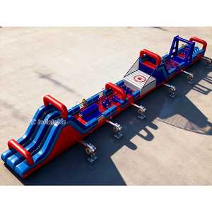 Vui vẻ NINJA CHIẾN BINH trở ngại vui vẻ <span class=keywords><strong>Inflatable</strong></span> chạy đua NINJA CHIẾN BINH <span class=keywords><strong>Inflatable</strong></span> thư bị trả lại nhà các chướng ngại vật cho người lớn - Product Image 1