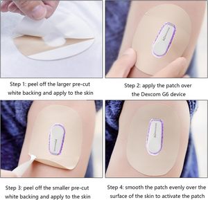 COSYLIFE Parche Adhesivo Transpirable Sin Látex para Sistema de Monitoreo Continuo de <span class=keywords><strong>Glucosa</strong></span> G6 G7, Sensor CGM de Larga Duración, Dexcom <span class=keywords><strong>Libre</strong></span> - Product Image 5